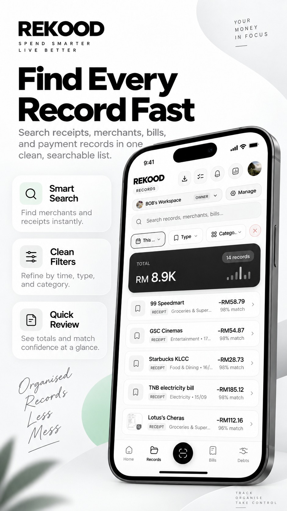 REKOOD - Find Every Record Fast